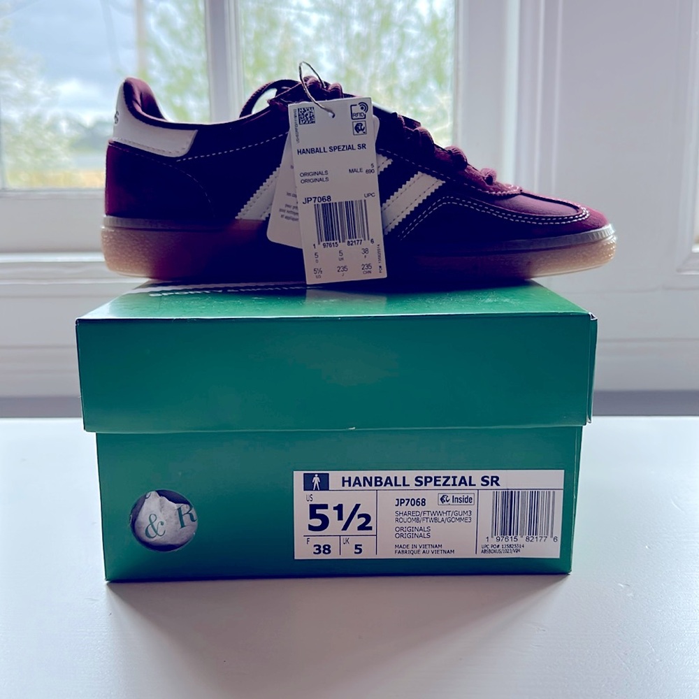 SPORTY & RICH X ADIDAS ORIGINALS
Handball Spezial - Merlot, size US 5.5, UK 5